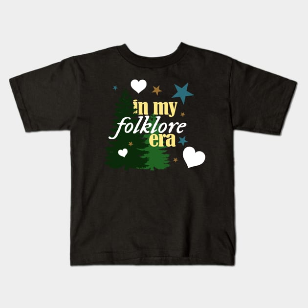 in my folklore era Kids T-Shirt by treacherousxhope